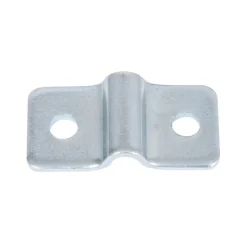 ALBERTS Verbindingsplaat - Galvanisch Blauw Staal - 40x20x2mm - 4 stuks
