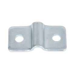 ALBERTS Verbindingsplaat - Galvanisch Blauw Staal - 40x20x2mm - 4 stuks