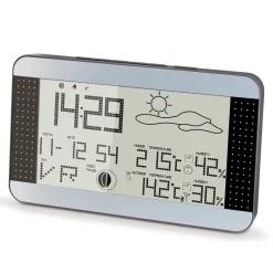 Alecto Weerstation WS-1700 - Draadloze Buitensensor - 7,7" Display - Zilverkleurig