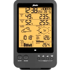 Alecto Weerstation WS-4700 - Professioneel - Draadloos - Zwart