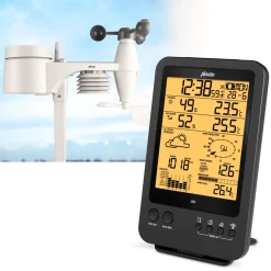 Alecto Weerstation WS-4700 - Professioneel - Draadloos - Zwart