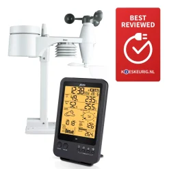 Alecto Weerstation WS-4700 - Professioneel - Draadloos - Zwart