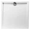 Allibert - Douchebak - Slim 90 x 90 CM - Polybeton - Wit