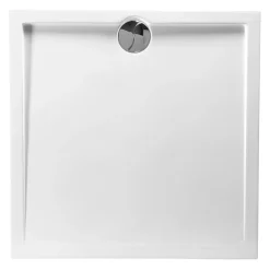 Allibert - Douchebak - Slim 90 x 90 CM - Polybeton - Wit