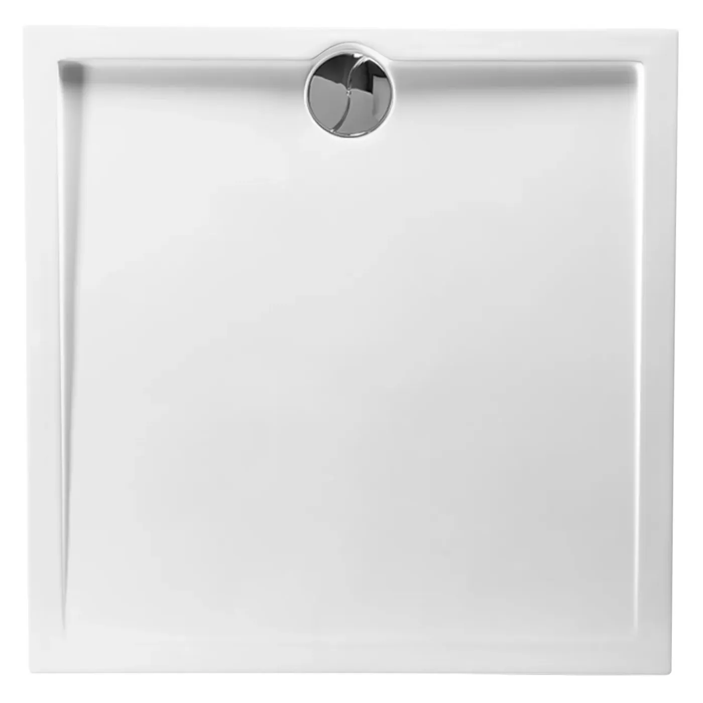 Allibert - Douchebak - Slim 90 x 90 CM - Polybeton - Wit