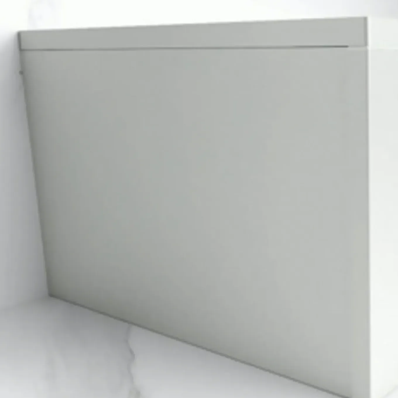 Allibert Inkortbaar Badmantel Voor Assymetrisch Bad 160x54 cm - Wit