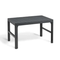 Allibert tuintafel Lyon verstelbaar antraciet 116x71,5x40/66cm