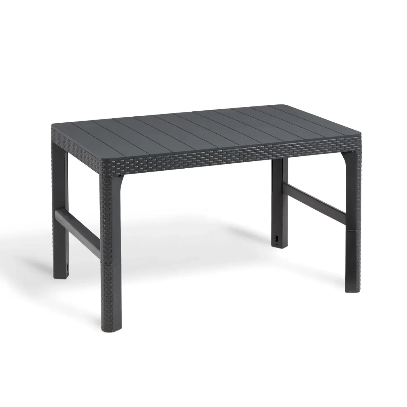 Allibert tuintafel Lyon verstelbaar antraciet 116x71,5x40/66cm