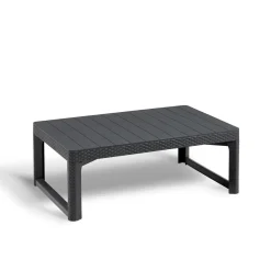 Allibert tuintafel Lyon verstelbaar antraciet 116x71,5x40/66cm