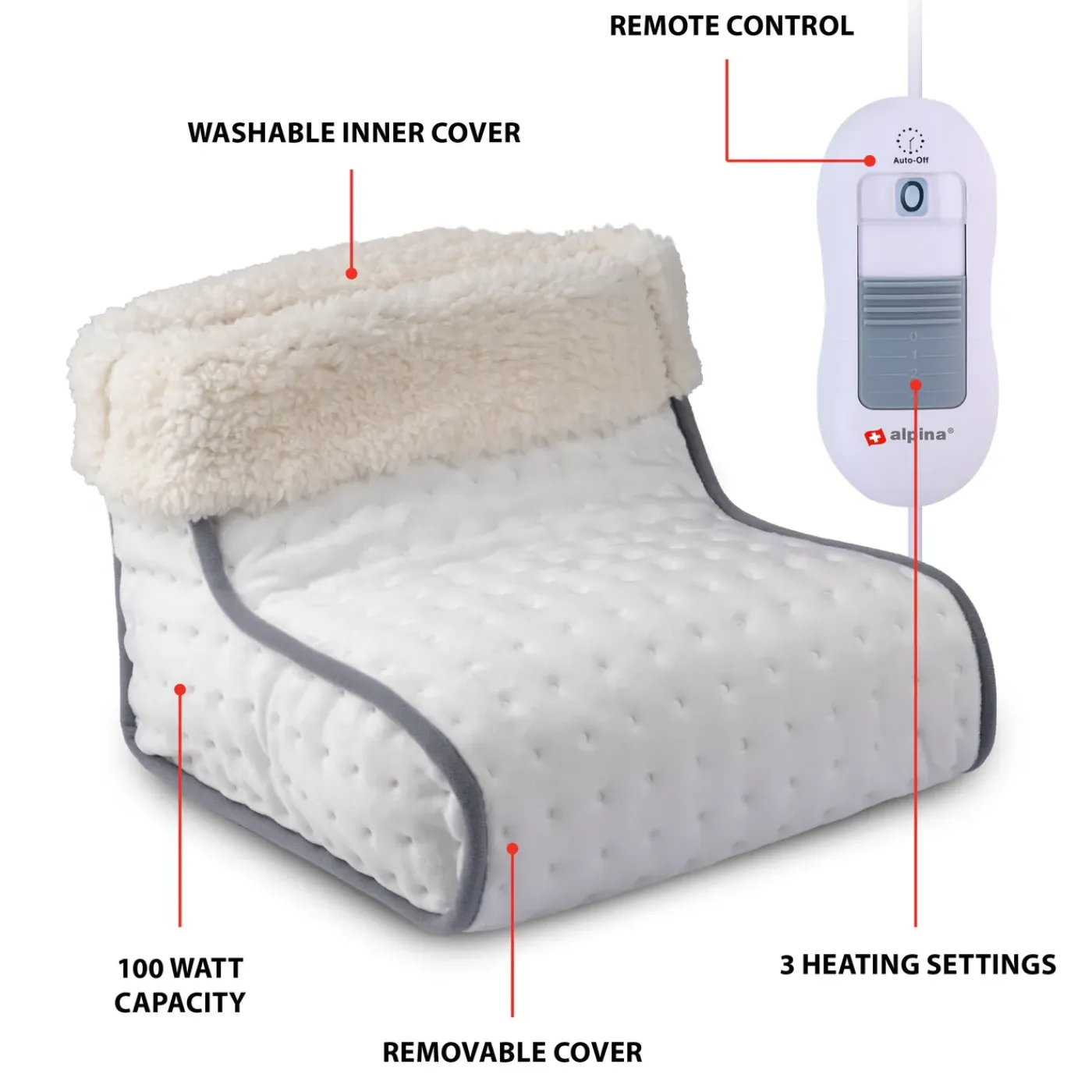 Alpina Elektrische Voetenwarmer