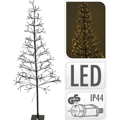Ambiance Kunstkerstboom 1 Wit 150 cm LED-kerstboom