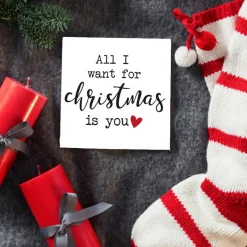 Ambiente Kerst Thema Servetten - 20x- 33 Cm -i Want For Christmas