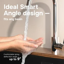Am.pm - Keukenkraan Met Draaibare Uitloop - X-joy S - Ecostart-functie - Chroom