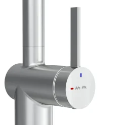AM.PM - Keukenkraan Met Draaibare Uitloop - Func - Ecostart-functie - Satijn - C-uitloop