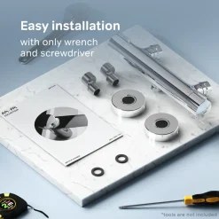 Am.pm Thermostatische Douchemengkraan Gem Chroom Messing