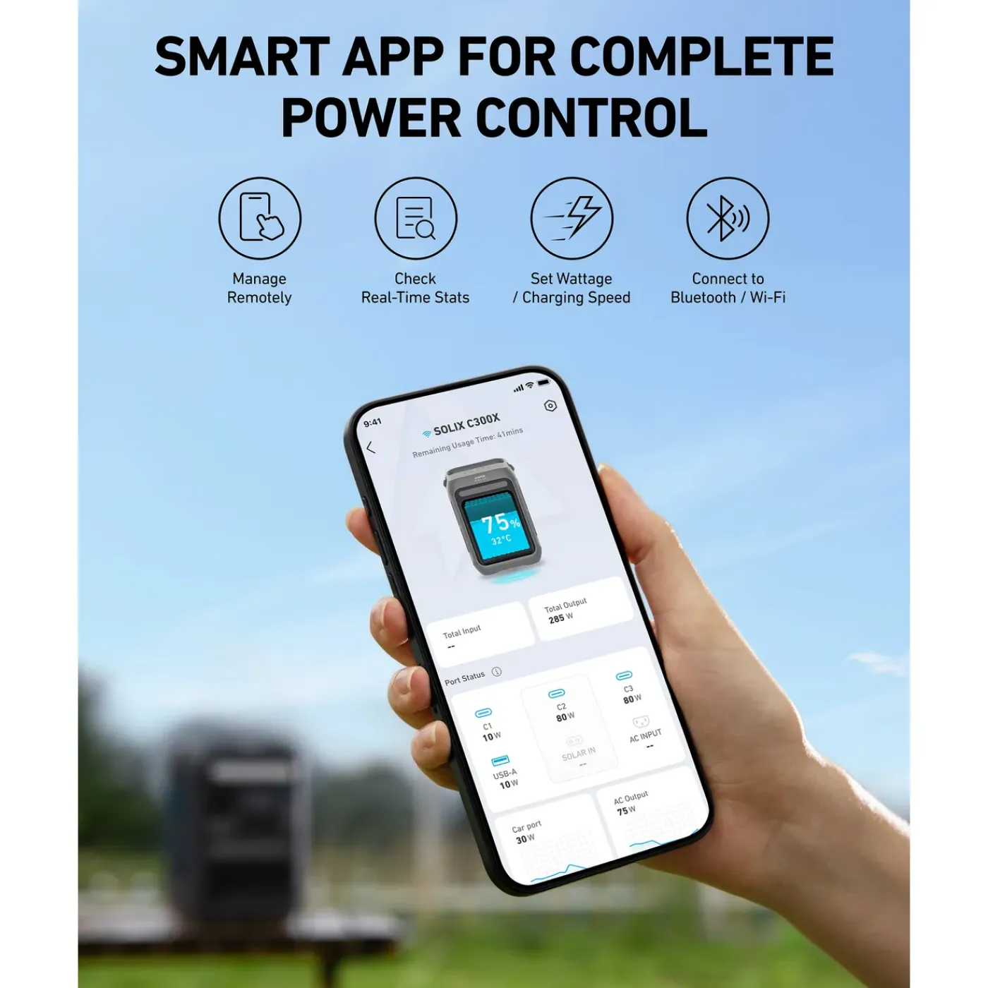 Anker Solix Powerstation C300X - 288Wh - 300W - LiFePO4
