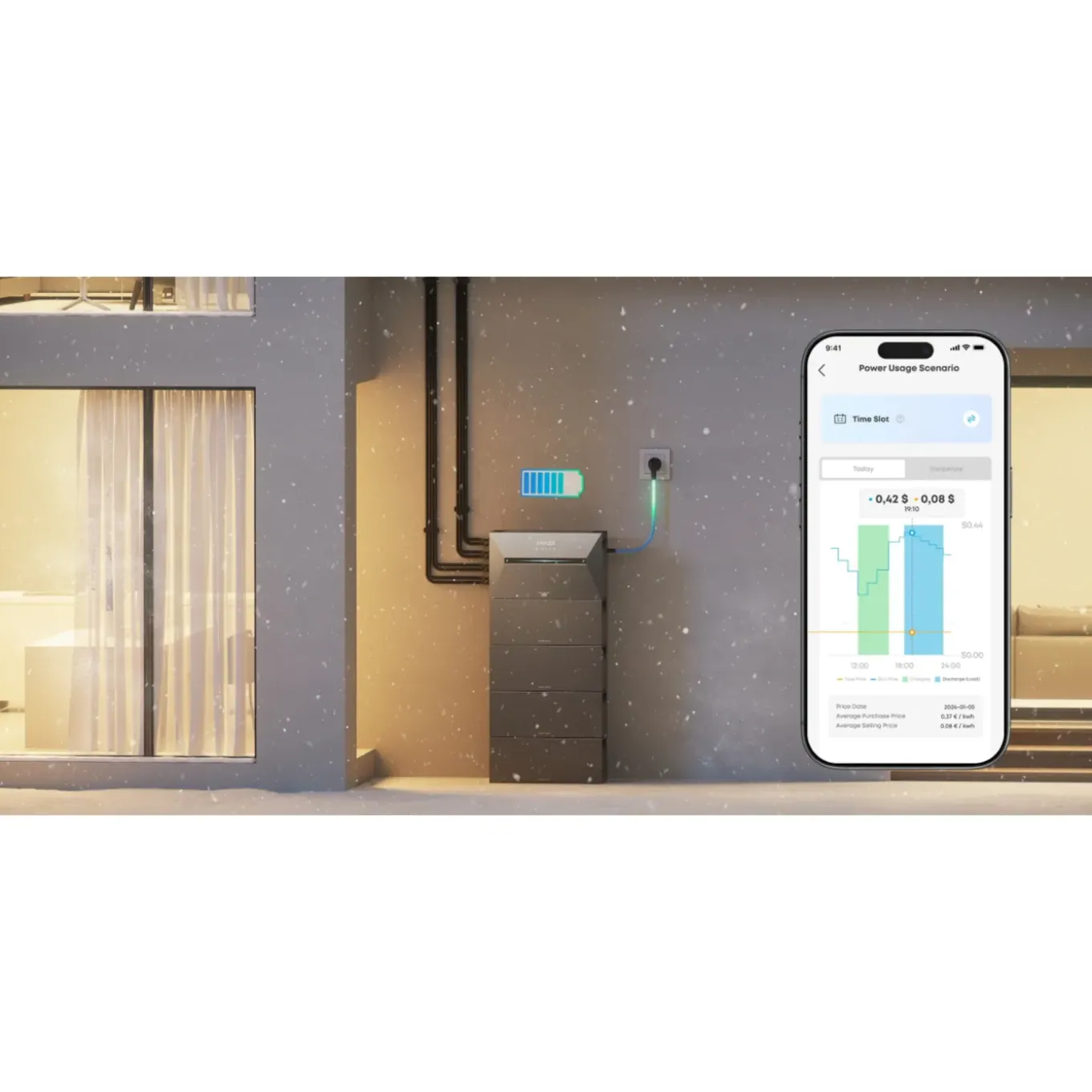 Anker Solix Solarbank 3 E2700 Pro Balkon Fotovoltaïsch Kit - Met BP2700