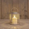Anna's Collection Anna Collection Buitenlamp Met Kaars - Beige/zand - 15 X 18 Cm - Tuinlamp