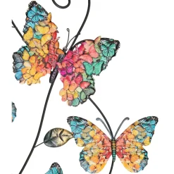 Anna's Collection Tuindecoratie Vlinders - 3d - Gekleurd -68 Cm