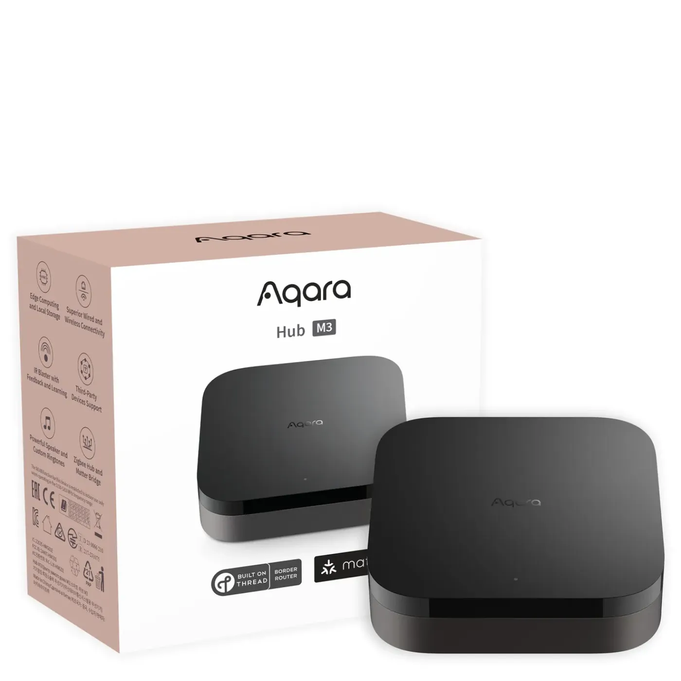Aqara Smart Hub M3 - Zigbee 3,0/Thread - Wi-Fi/Ethernet - Matter
