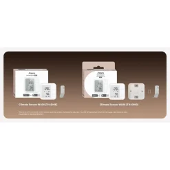 Aqara temperatuur- en vochtigheidssensor Climate Sensor W100 - omgevingssensor - slim