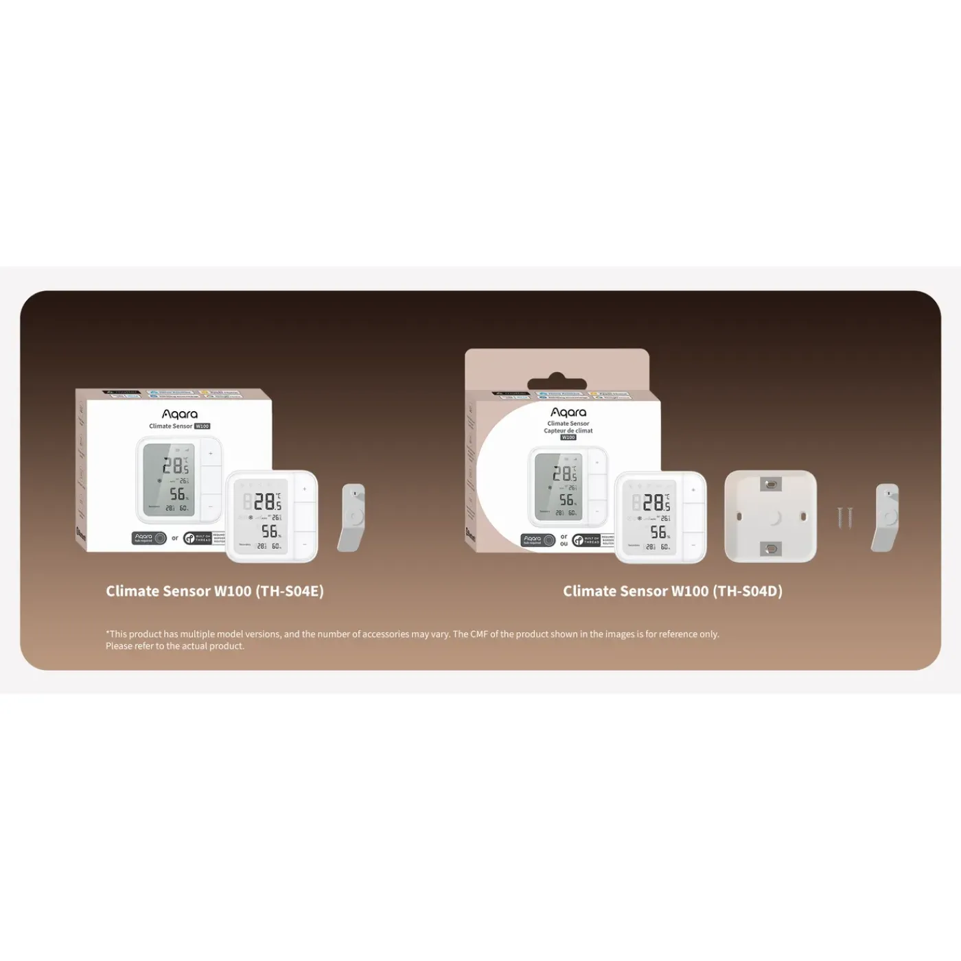 Aqara temperatuur- en vochtigheidssensor Climate Sensor W100 - omgevingssensor - slim