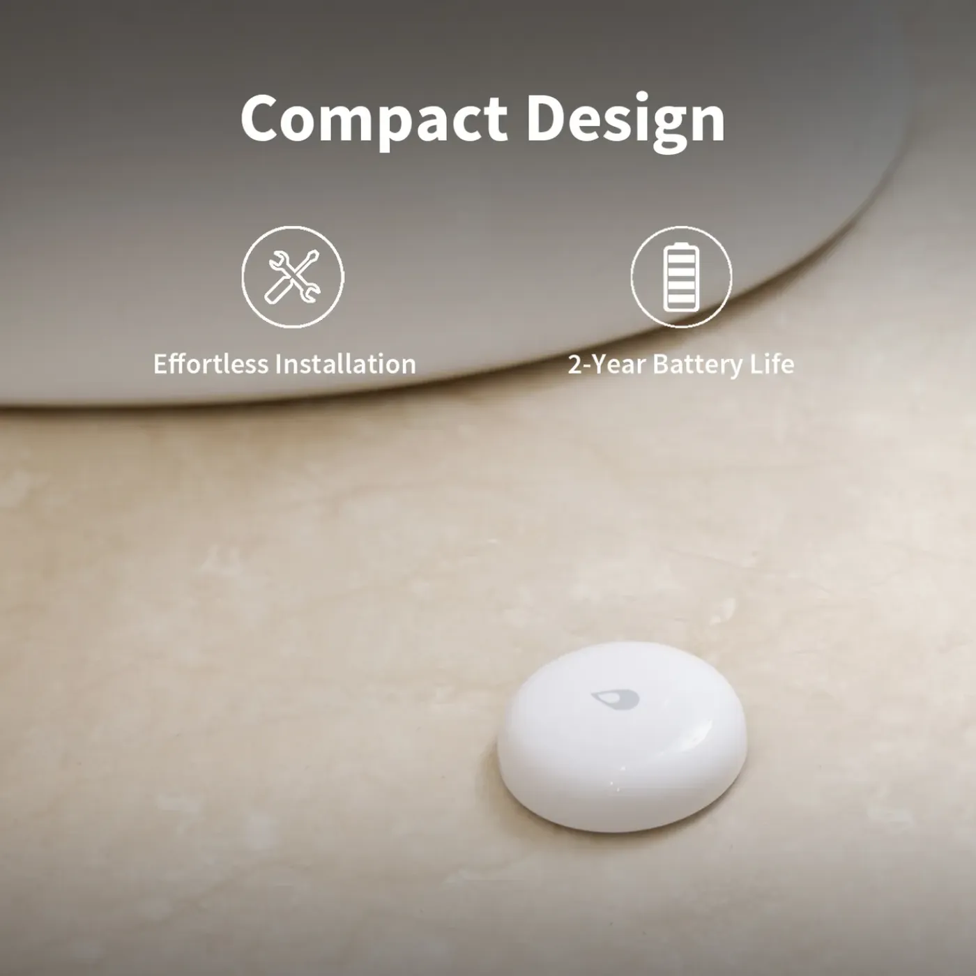 Aqara waterlek sensor T1 - Zigbee - overstromingsdetectie