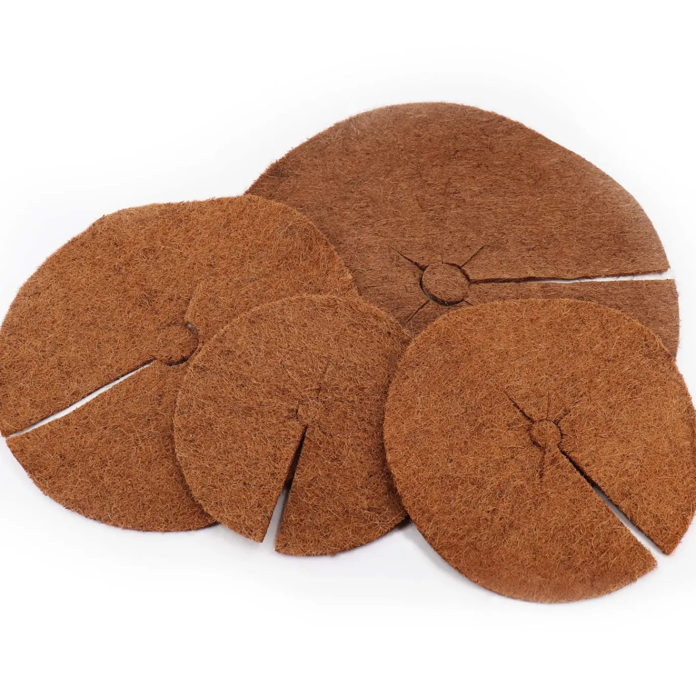 Aquagart Kokosmulchschijven 60cm 2 Stuks Kokosvezelmat Plantenbeschermingsmat