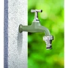 AquaJet Tuinkraan Verchroomd 1/2" - Zwart