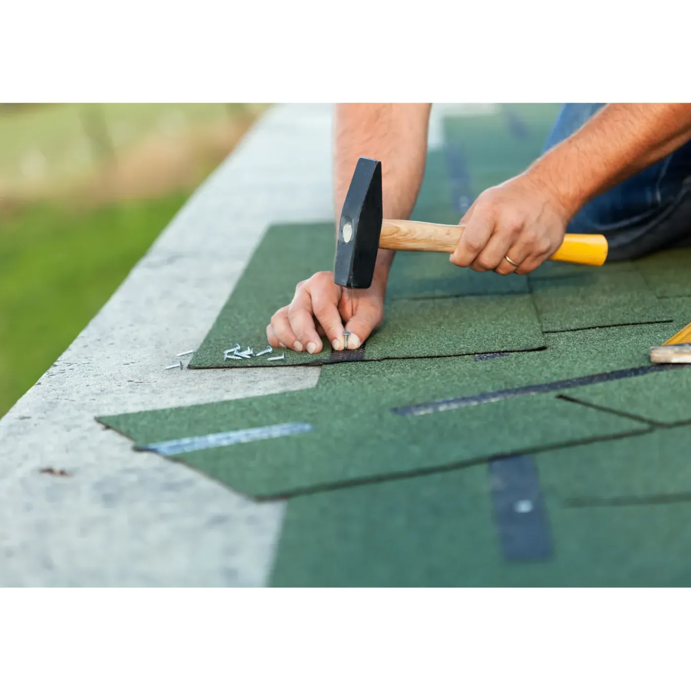 Aquaplan dakshingle Easy-Shingle Standaard vintage-groen 2m²