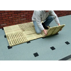 Aquaplan rubber tegeldrager 10x10cm 10 stuks