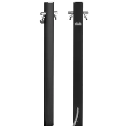 Aquapoint Totem Oval Metal Black 120cm - L 9cm