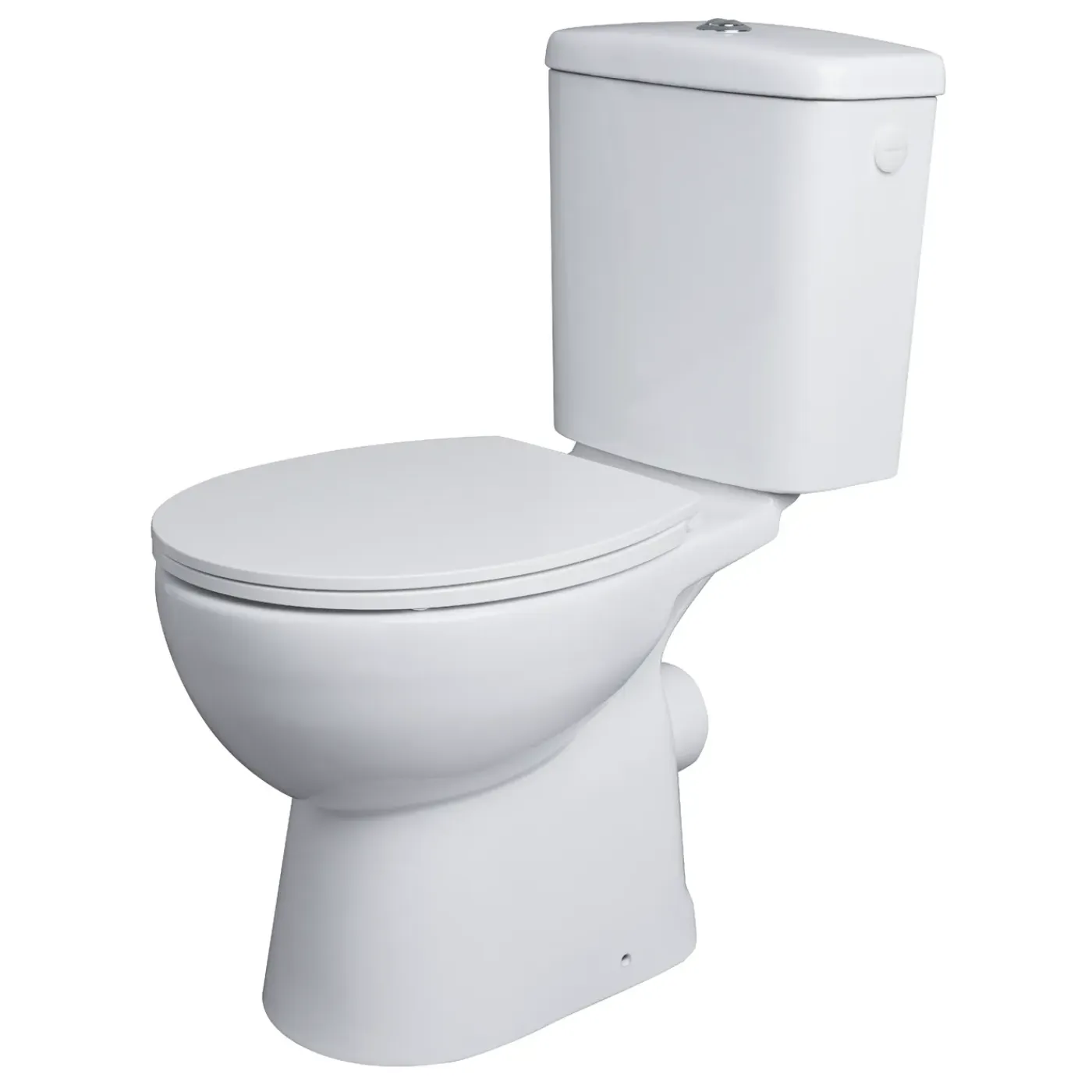 AquaVive – Praxis Eigen Merk Aquavive Avisio Duoblok toilet met randloze toiletpot - wit