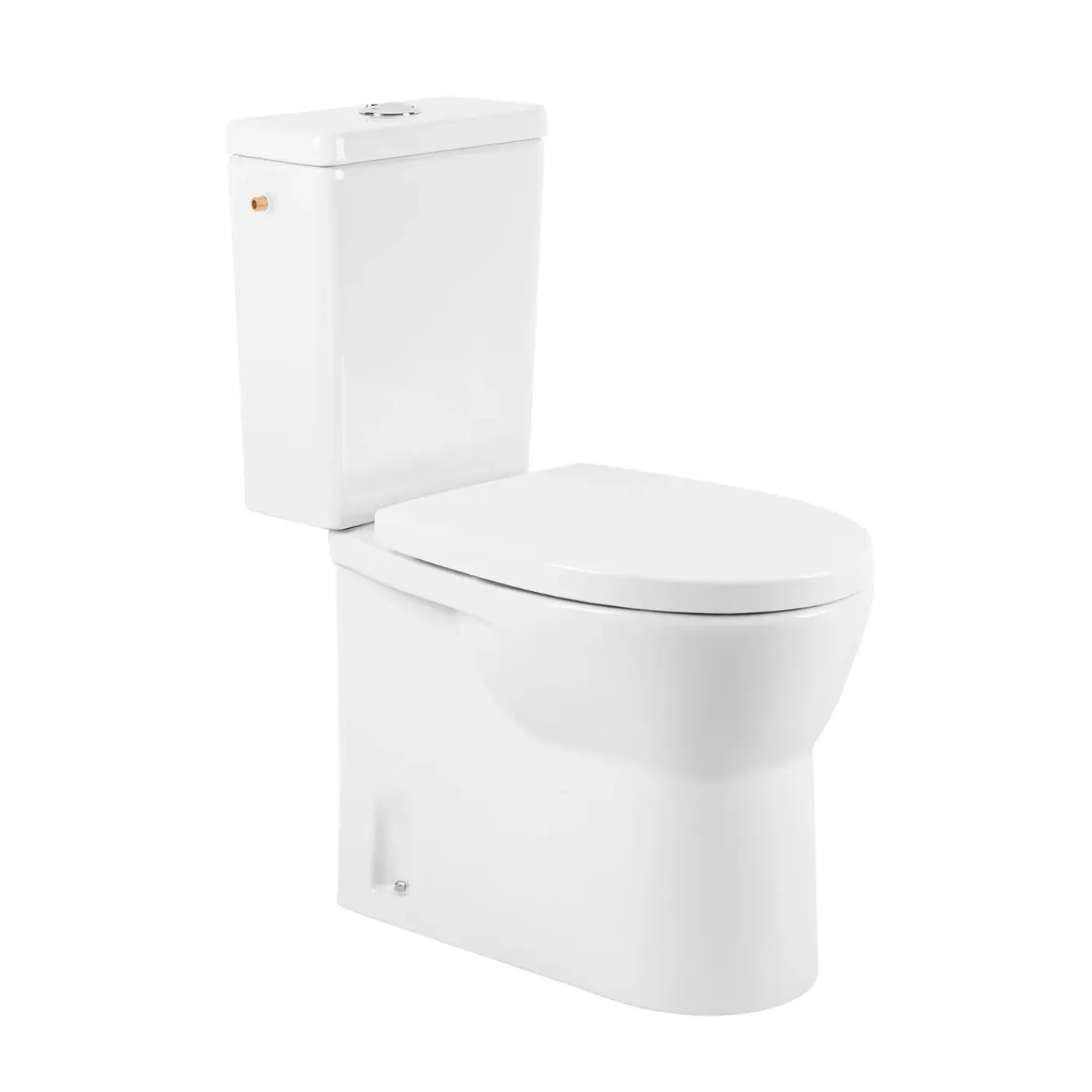 AquaVive – Praxis Eigen Merk Aquavive Cormor Duoblok toilet met randloze toiletpot - wit