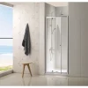 AquaVive - Douchedeur Zanzibar 90 x 190CM - Chroom Profiel - 5 mm Helder Glas