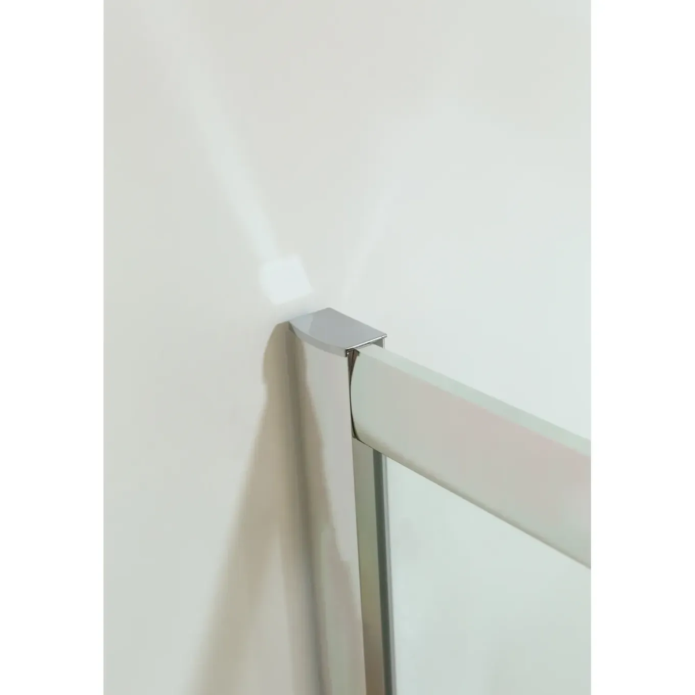 AquaVive - Douchedeur Zanzibar 90 x 190CM - Chroom Profiel - 5 mm Helder Glas