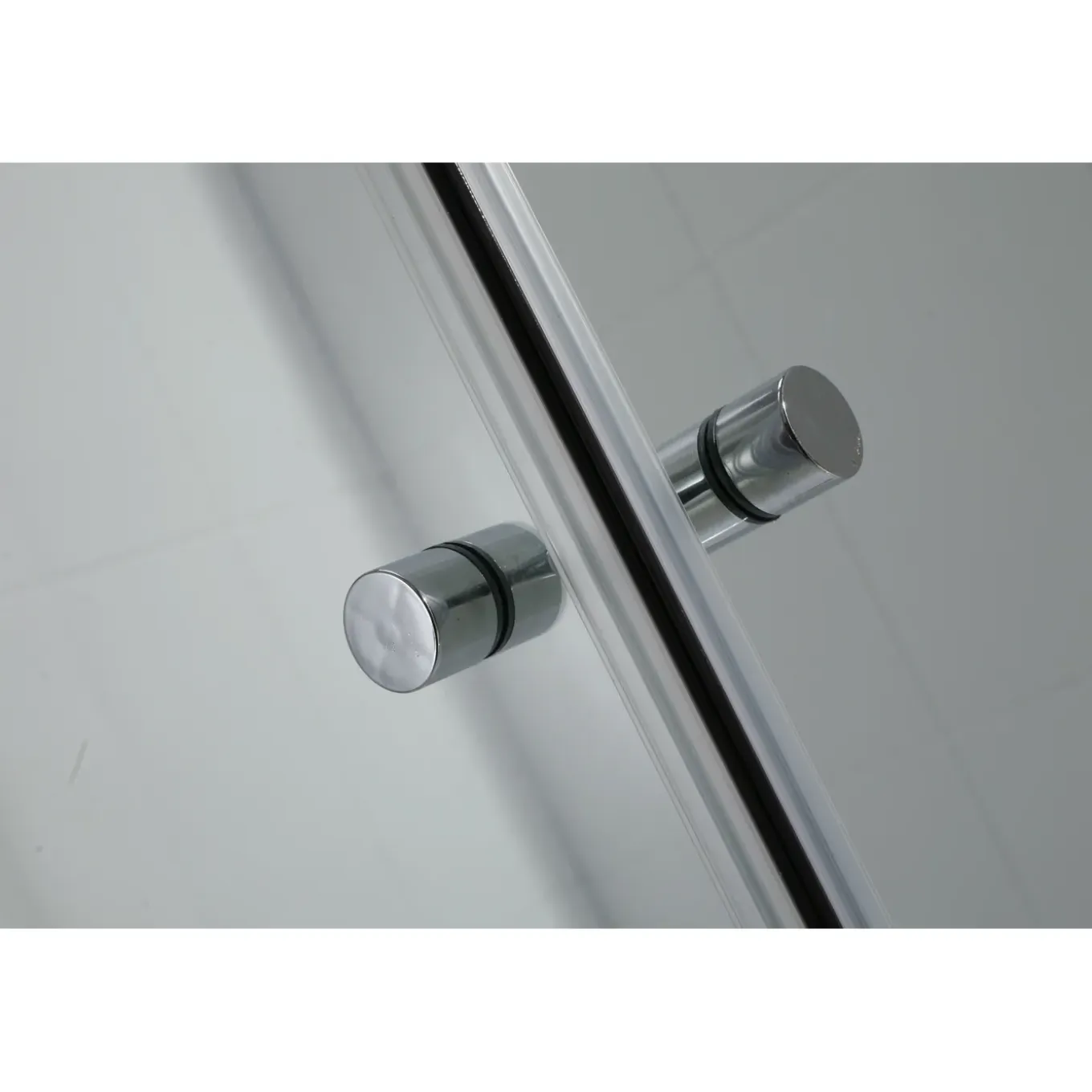 AquaVive - Douchedeur Zanzibar 90 x 190CM - Chroom Profiel - 5 mm Helder Glas