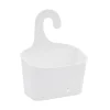 Aquavive Doucherek Caddy - Ophangen met haak - Kunststof - Wit - 20x25x9cm