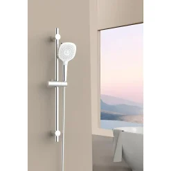 AquaVive – Praxis Eigen Merk AquaVive Doucheslang - Anti-torsie - Universeel - Chroom - 200cm