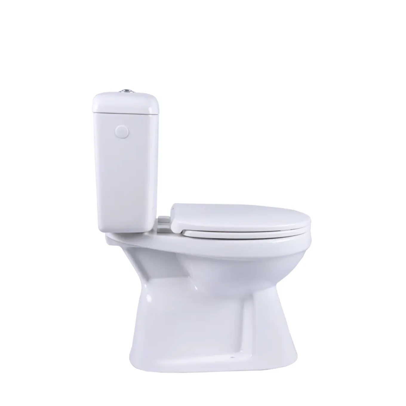 AquaVive duoblok toilet Ippari I AO aansluiting I Soft-close toiletzitting wit