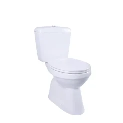 AquaVive duoblok toilet Ippari I AO aansluiting I Soft-close toiletzitting wit