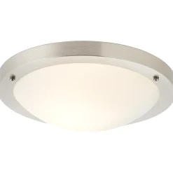 AquaVive – Praxis Eigen Merk AquaVive plafondlamp Oslo wit ⌀31cm E27
