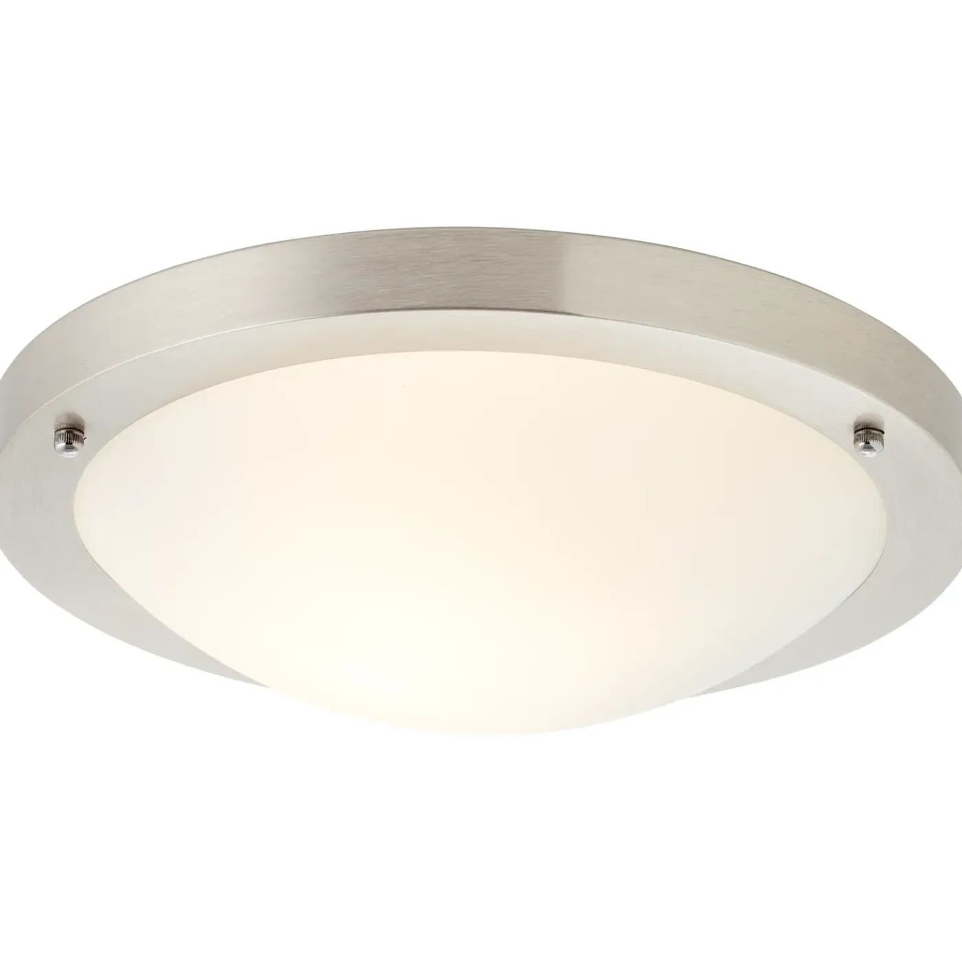 AquaVive – Praxis Eigen Merk AquaVive plafondlamp Oslo wit ⌀31cm E27