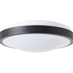 AquaVive – Praxis Eigen Merk AquaVive plafondlamp Oslo zwart ⌀31cm E27