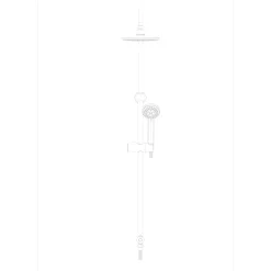 Aquavive Regendouche Junin - Zonder Kraan - Zilver - Rond - 3-straals