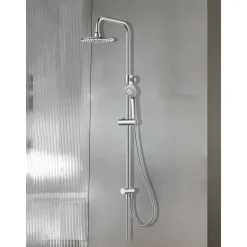 Aquavive Regendouche Junin - Zonder Kraan - Zilver - Rond - 3-straals