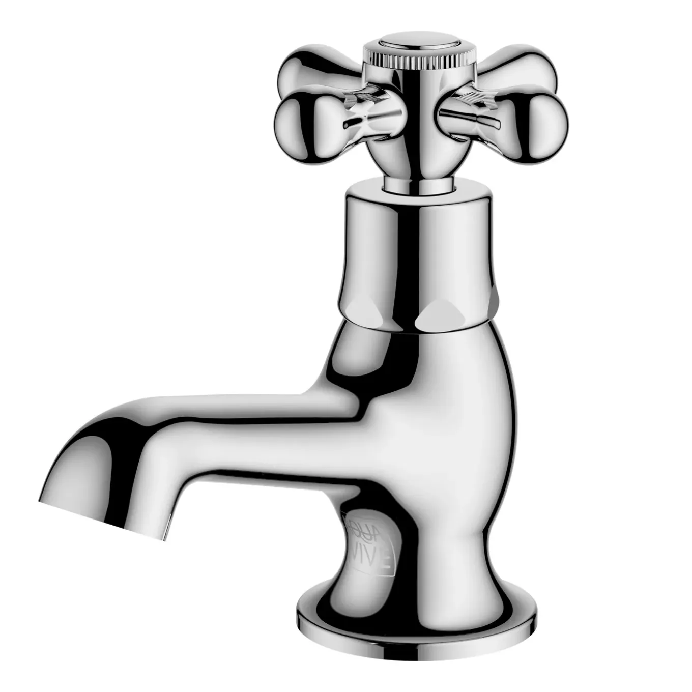 AquaVive Toiletkraan Juno - Lage uitloop - Chroom - 10,7cm