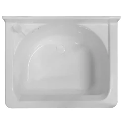 AquaVive uitgietbak Ardeche kunststof 43,5cm wit