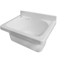 AquaVive uitgietbak Ardeche kunststof 43,5cm wit