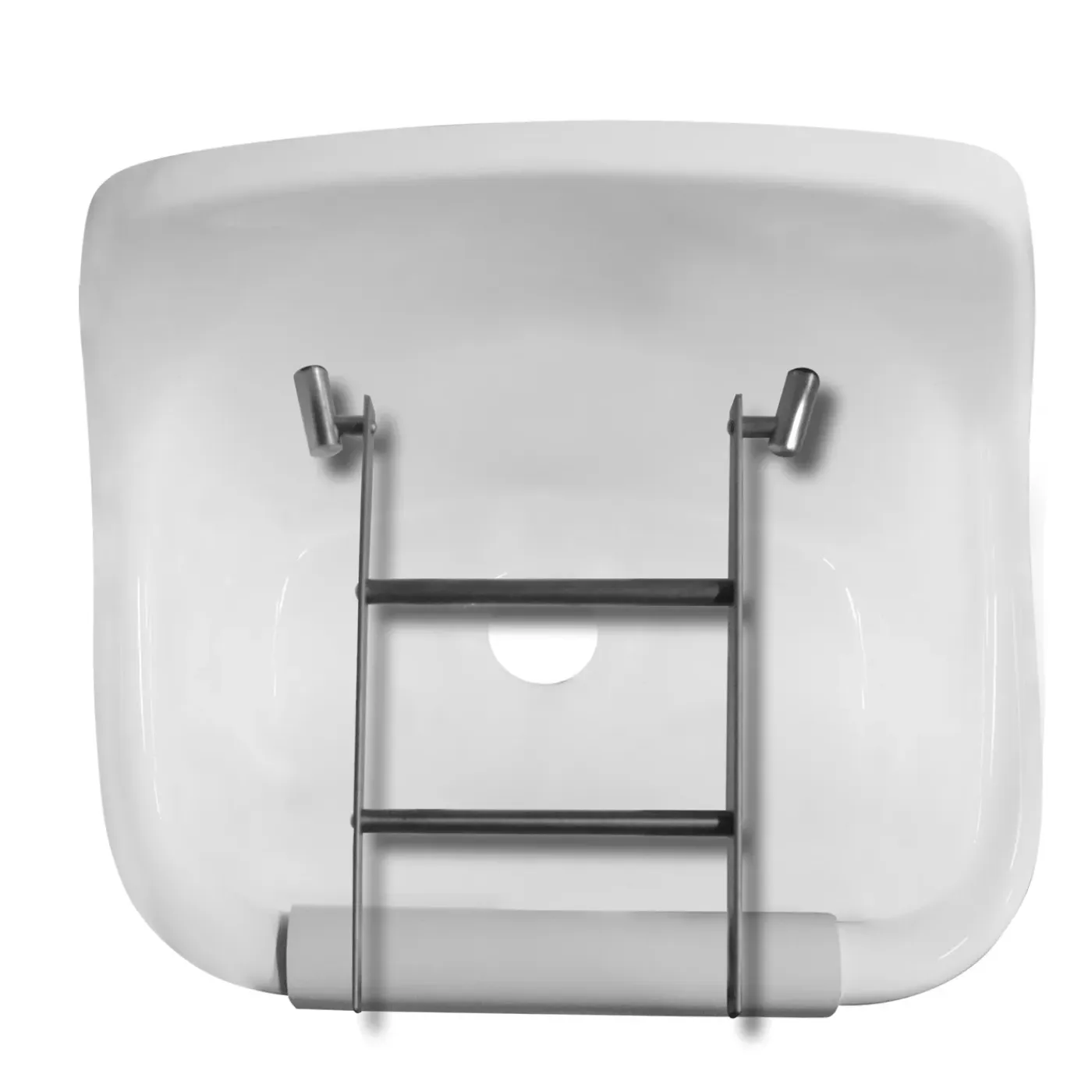 AquaVive – Praxis Eigen Merk AquaVive uitstortbak Bleone keramiek 33,5cm wit